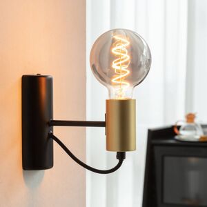 Lucande Skleněná LED žárovka E27 3,8 W, G95, 1800K, kouřová