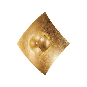 Kögl Nástěnné světlo Quadrangolo lístkové zlato 50x50cm