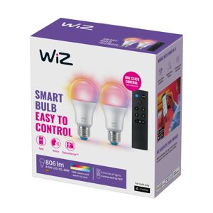 WiZ WiZ A60 LED matná WiFi E27 8,5W RGBW remote 2ks