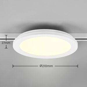 Trio Lighting LED stropní světlo Camillus DUOline, Ø 26 cm, bílá