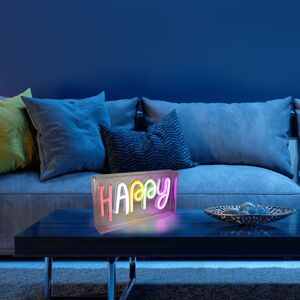 Leuchten Direkt LED stolní lampa Neon Happy, USB