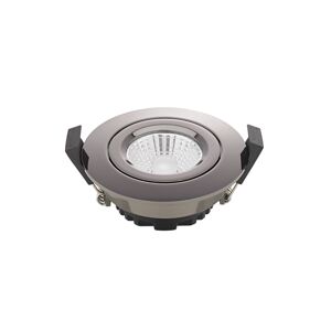 Sigor LED bodový podhled Diled, Ø 8,5 cm, 6 W, Dim-To-Warm, chrom
