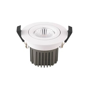 Sigor LED bodový podhled Diled, Ø 8,5 cm, 10 W, 3 000 K, bílý
