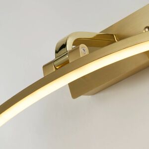 Searchlight Nástěnné svítidlo LED Santorini, šířka 40 cm, mosaz, výklopné