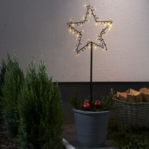STAR TRADING Spiky LED dekorativní hvězda pro exteriér, baterie