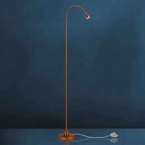 Busch Minimalistická stojací lampa LED MINI, antická
