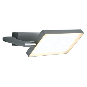 Eco-Light LED nástěnné světlo Book, šedé