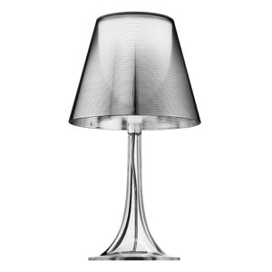 FLOS FLOS Miss K stolní lampa Philippe Starck, stříbrná