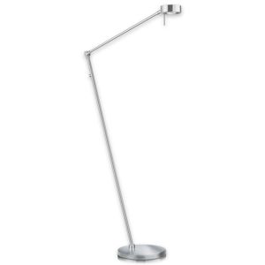 Knapstein Tenká stojací lampa LED Elegance 3 klouby nikl