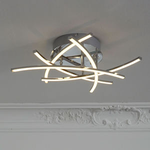 FISCHER & HONSEL LED stropní světlo Cross tunable white, 5žár.