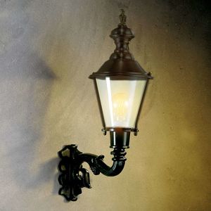 K. S. Verlichting Klasické venkovní nástěnné svítidlo Hoorn, černé