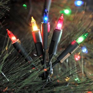 Konstsmide Christmas Pestrý LED světelný řetěz, 10 žárovek 2,85m