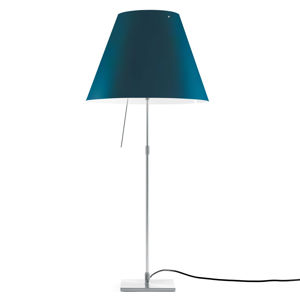 Luceplan Luceplan Costanza stolní lampa D13i hliník/modrá