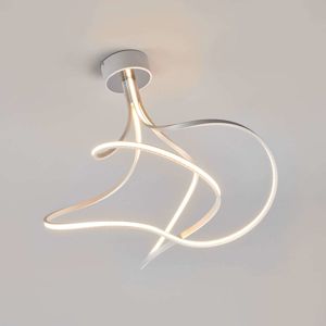 Euluna LED stropní svítidlo Lungo hliník, výška 42 cm