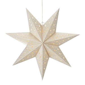 Markslöjd LED závěsná hvězda Blank, baterie, Ø 45cm, zlatá