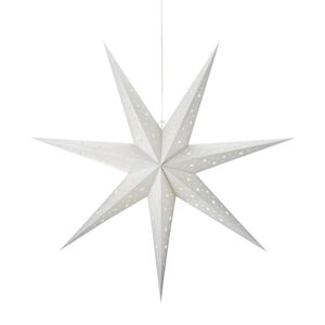 Markslöjd LED závěsná hvězda Blank baterie Ø 75cm stříbrná