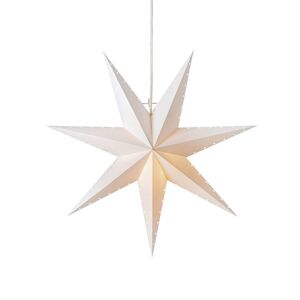 Markslöjd Dekorační hvězda Lively, závěsná, bílá, Ø 45 cm