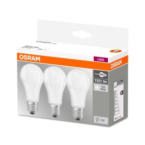 OSRAM LED žárovka E27 13W, univerzální bílá, sada 3ks
