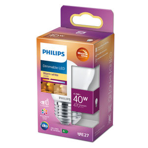 Philips Philips LED Classic WarmGlow E27 P45 3,4W matná