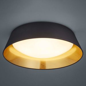 Černozlaté - kulaté LED stropní svítidlo Ponts