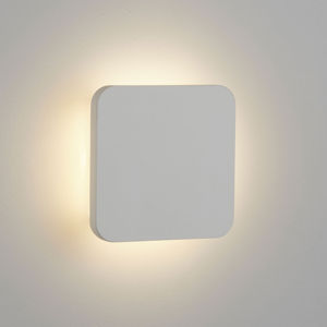 Searchlight LED nástěnné světlo Gypsum 15 x 15 cm v bílé sádře
