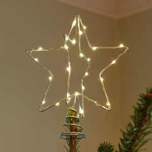 Sirius LED dekorativní světlo Vánoce Top, stříbrný