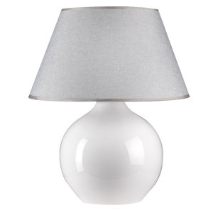 Euluna Stolní lampa Sfera, výška 53 cm, bílá/šedá