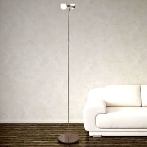 Top Light Stojací lampa PUK FLOOR, chrom mat, 2 zdroje