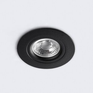 Heitronic LED stropní bodové světlo DL6809, kulaté, černé