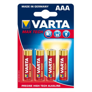 Varta Max Tech baterie AAA Micro 4703 v blistru po 4ks