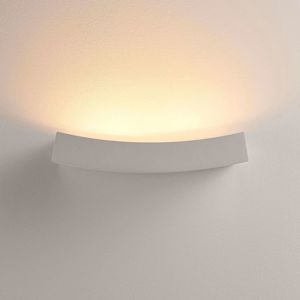 Lindby Nástěnná LED lampa Tiara ze sádry, žárovka G9