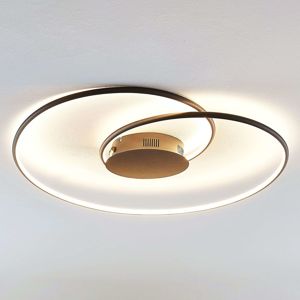Lindby Lindby Joline LED stropní světlo, černé, 70 cm
