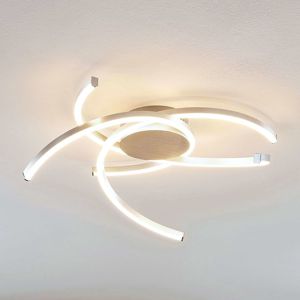 Lindby Lindby Katris LED stropní světlo, 58 cm, hliník