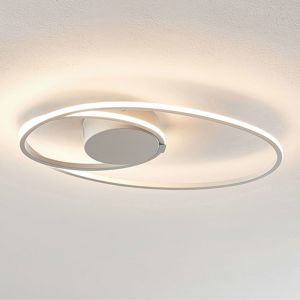 Lindby Lindby Xenias LED stropní světlo, bílá, 49 x 30 cm