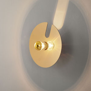 Wever & Ducré Lighting WEVER & DUCRÉ Mirro 1.0 nástěnné 30 cm černá/zlatá