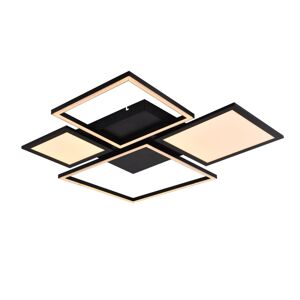 Lucande Lucande Narumi LED stropní světlo CCT, 75cm, černá